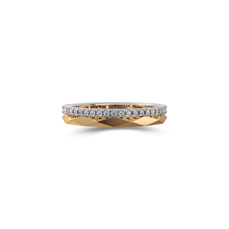 Louise Fuster Signature Diamond and Gold Band