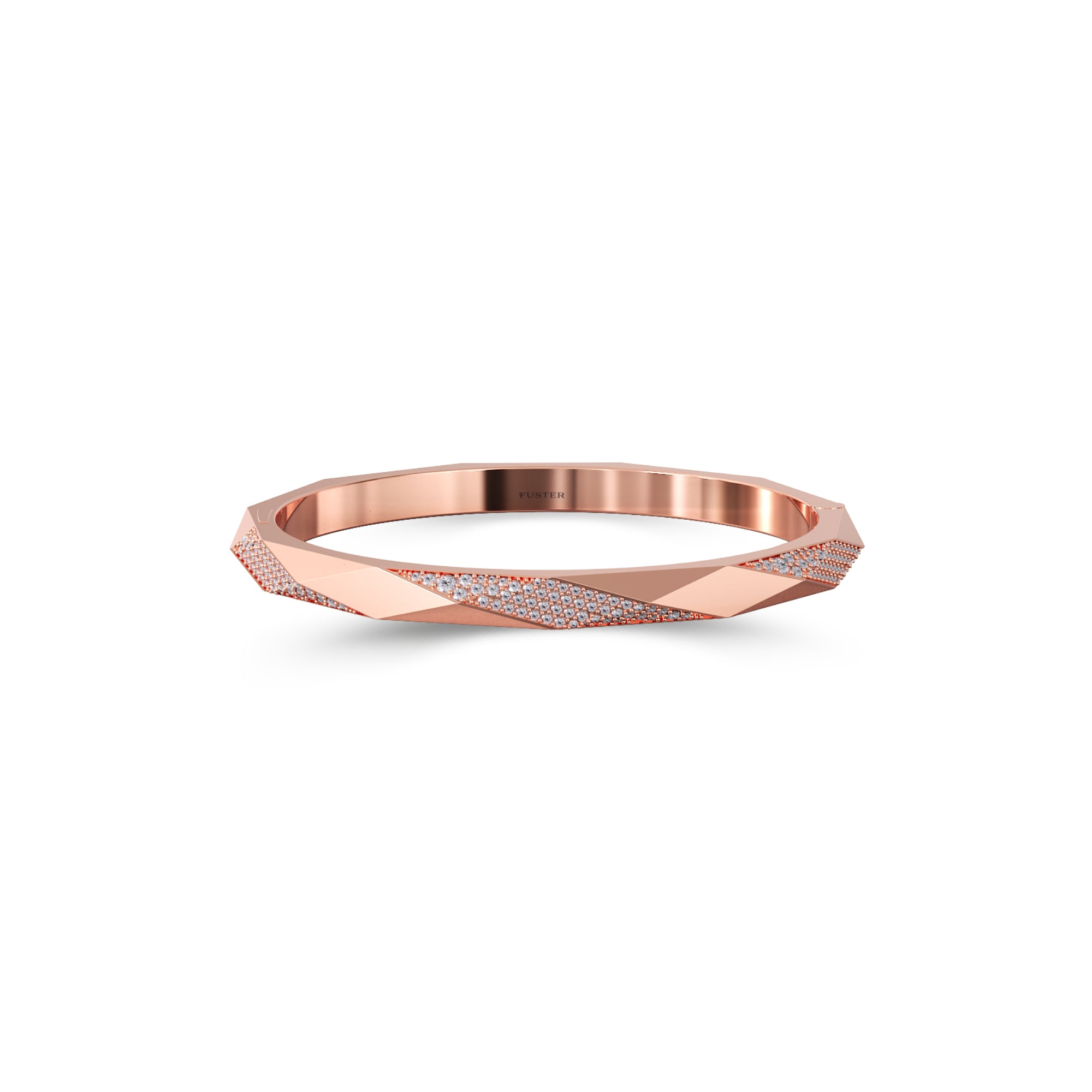 Louise Fuster Signature Pavé Diamond Bangle