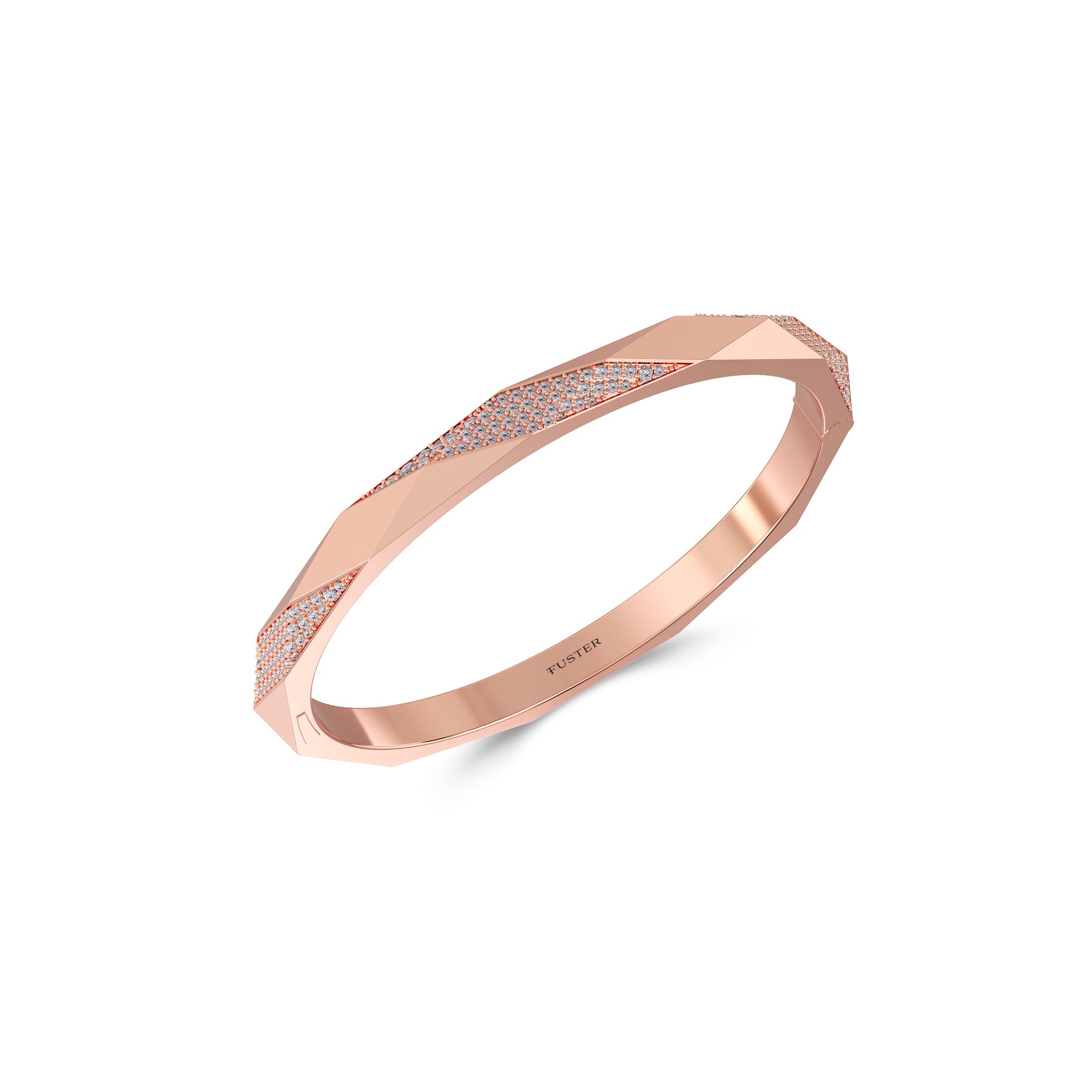 Louise Fuster Signature Pavé Diamond Bangle