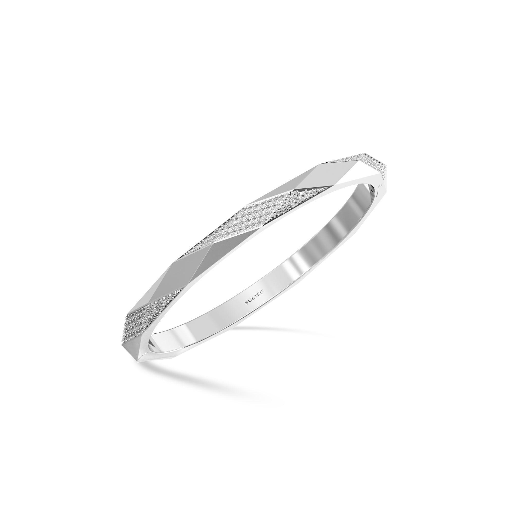 Louise Fuster Signature Pavé Diamond Bangle