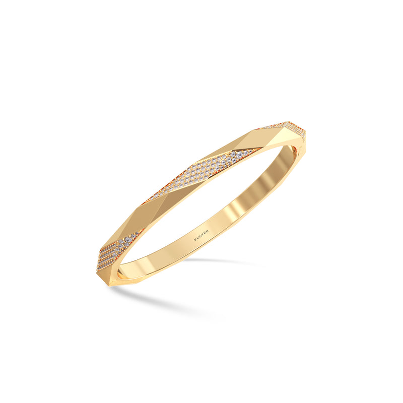 Louise Fuster Signature Pavé Diamond Bangle
