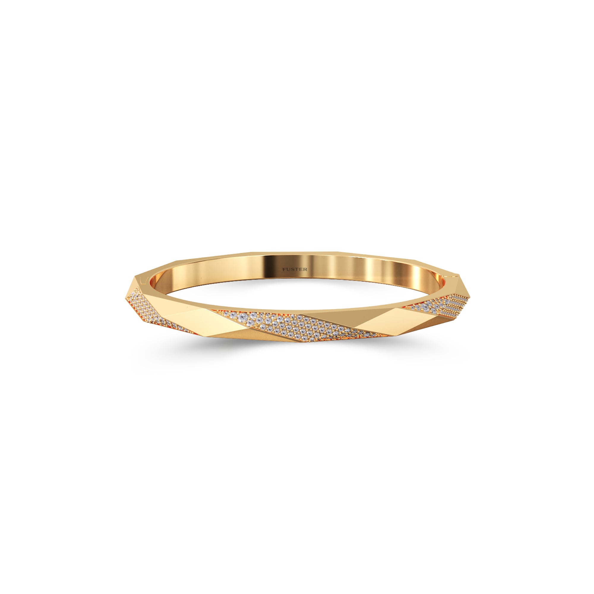 Louise Fuster Signature Pavé Diamond Bangle