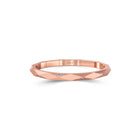 Louise Fuster Signature Faceted Pavé Diamond Bangle