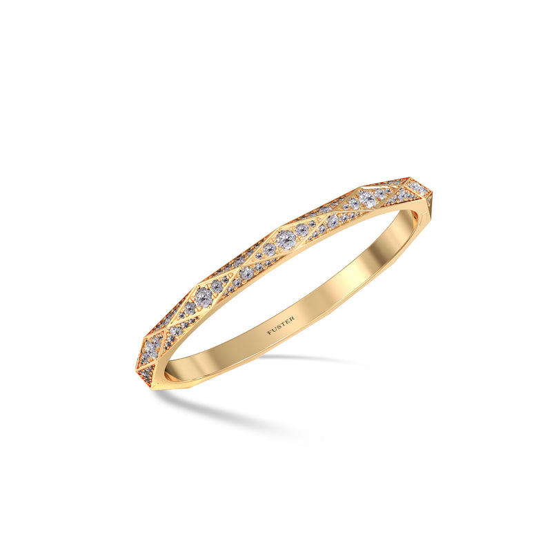 Louise Fuster Signature Pavé Diamond Bangle