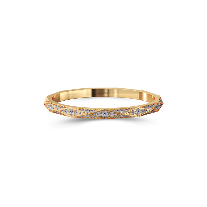Louise Fuster Signature Pavé Diamond Bangle