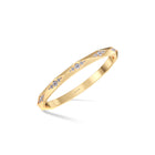 Louise Fuster Signature Faceted Pavé Diamond Bangle