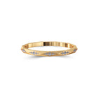 Louise Fuster Signature Faceted Pavé Diamond Bangle