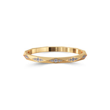 Louise Fuster Signature Faceted Pavé Diamond Bangle