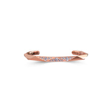 Louise Fuster Signature Faceted Diamond Bangle