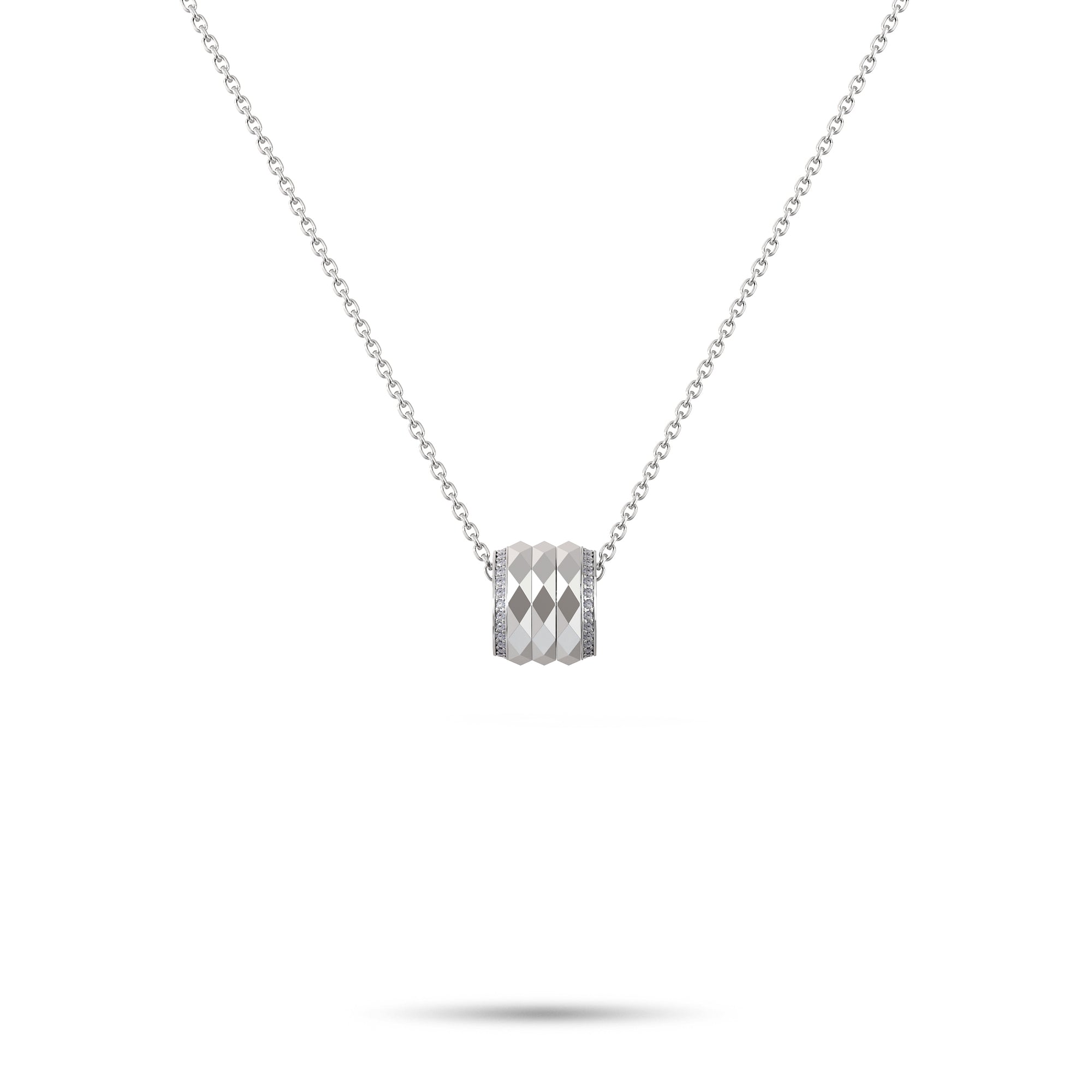 Louise Fuster Signature Spinning Diamond Pendant