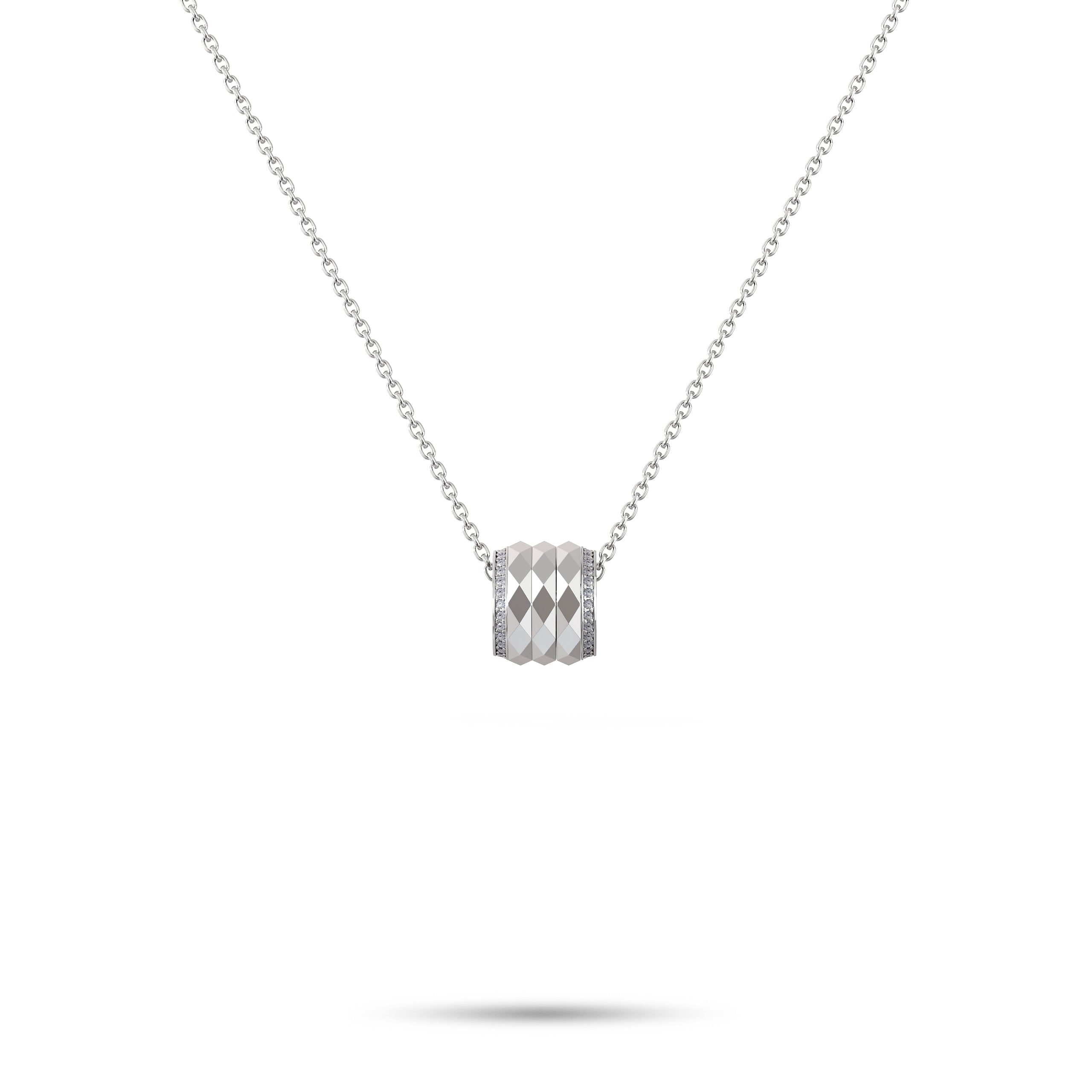 Louise Fuster Signature Spinning Diamond Pendant