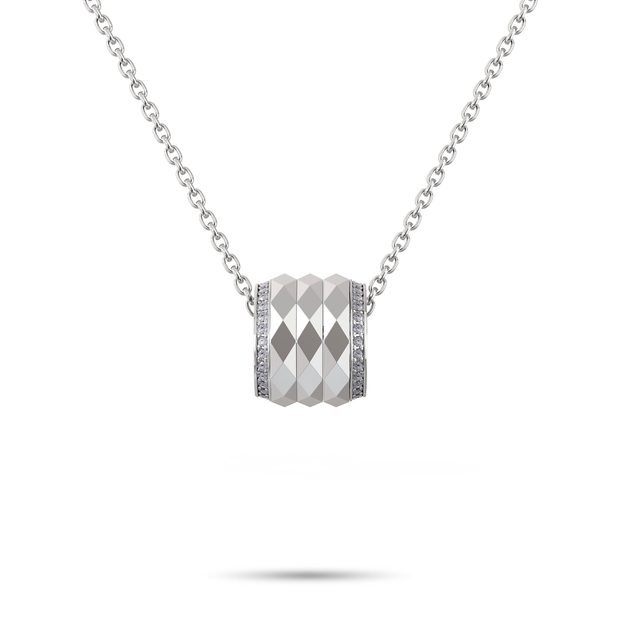 Louise Fuster Signature Spinning Diamond Pendant