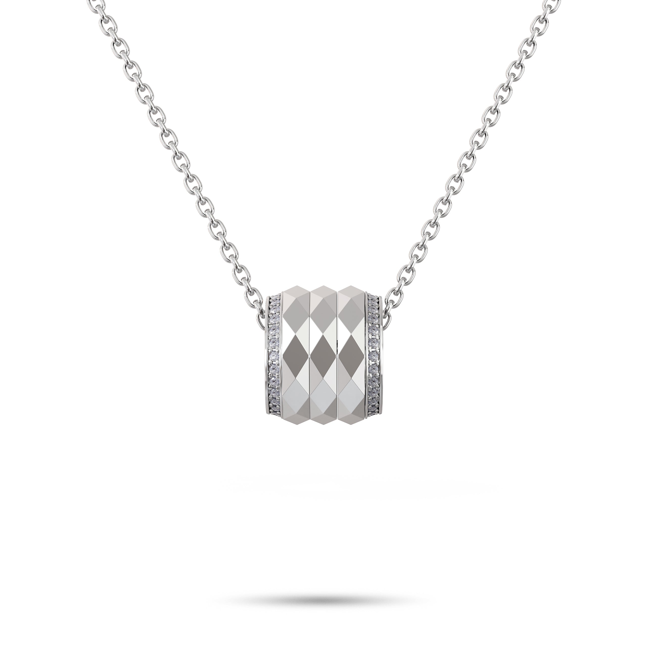 Louise Fuster Signature Spinning Diamond Pendant