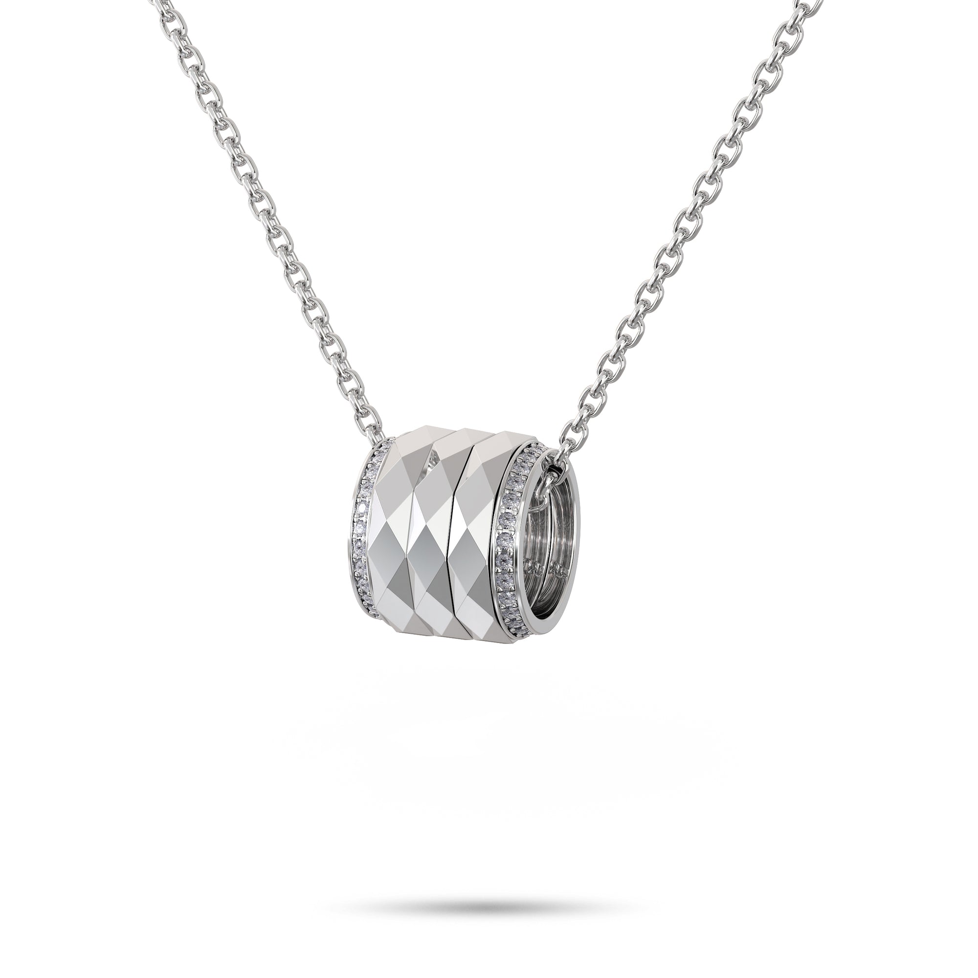 Louise Fuster Signature Spinning Diamond Pendant