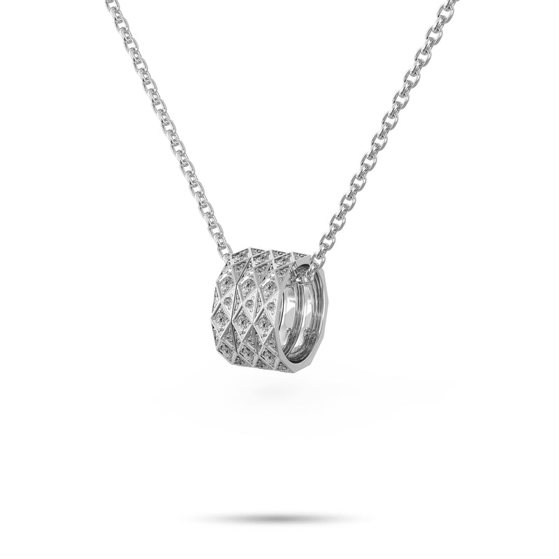 Louise Fuster Signature Pavé Diamond Pendant