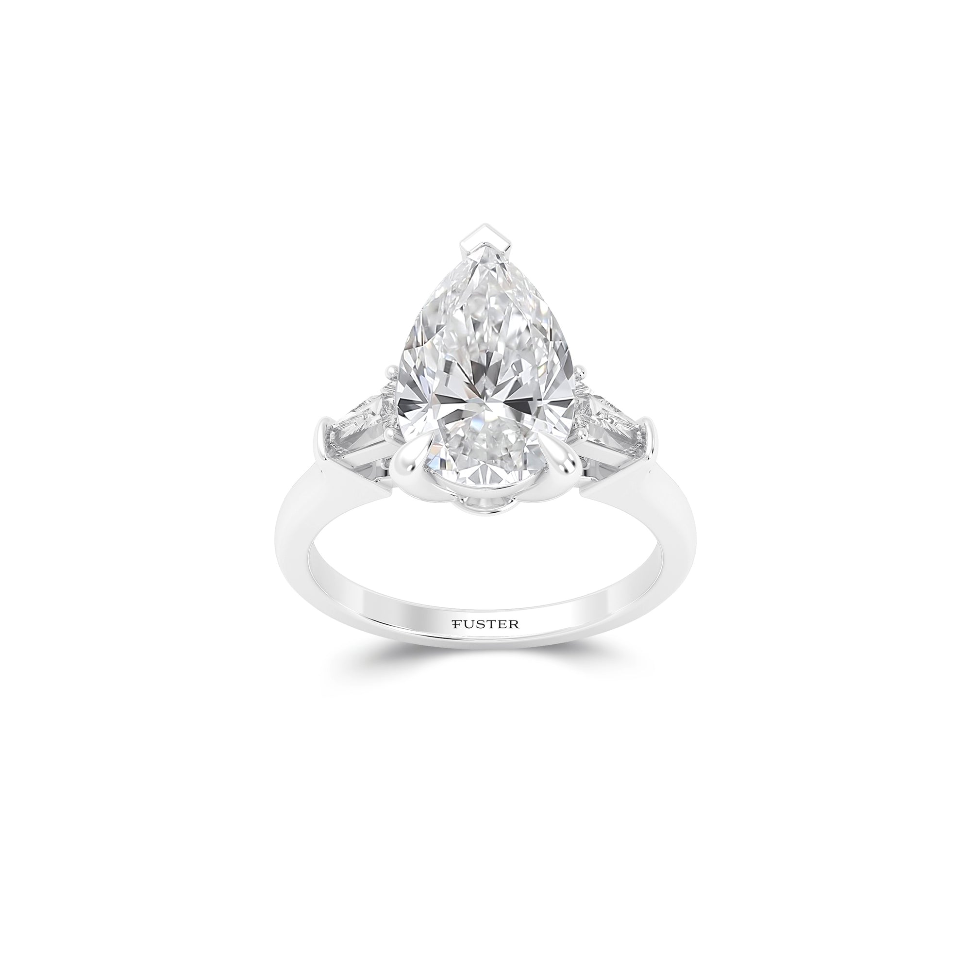 Promise Pear Shape Diamond Engagement Ring