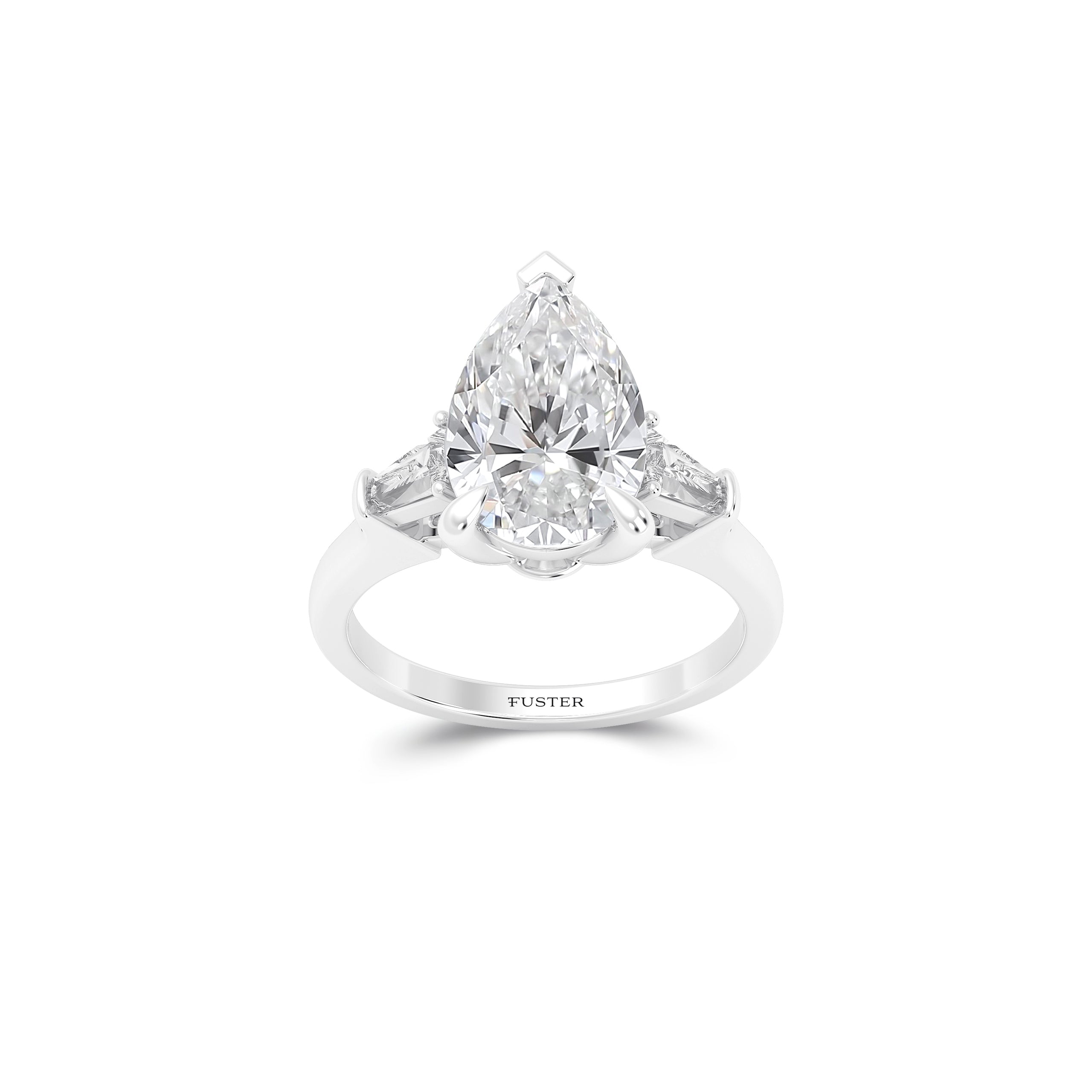 Promise Pear Shape Diamond Engagement Ring