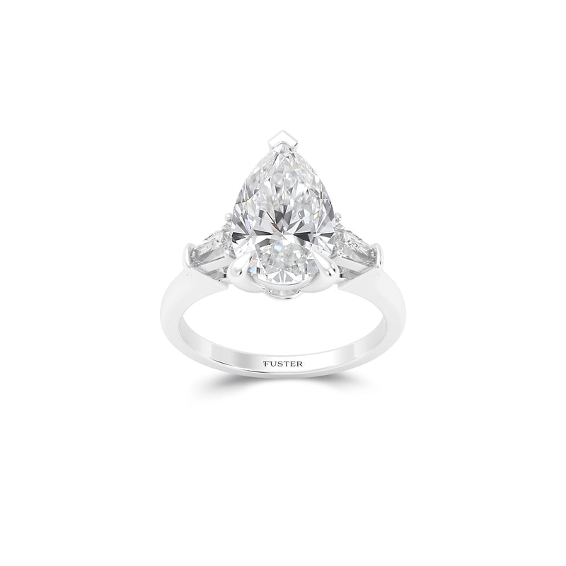 Promise Pear Shape Diamond Engagement Ring