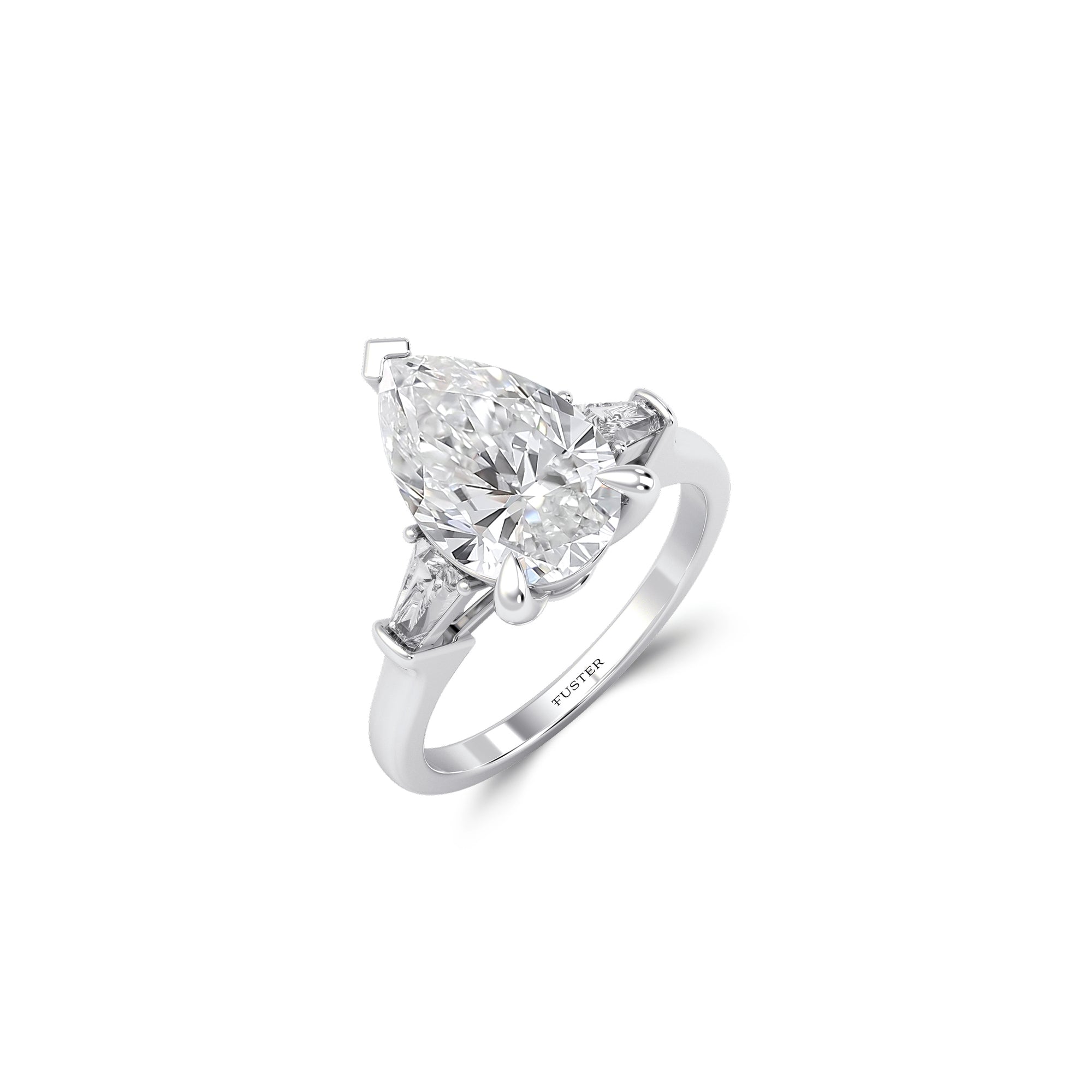 Promise Pear Shape Diamond Engagement Ring