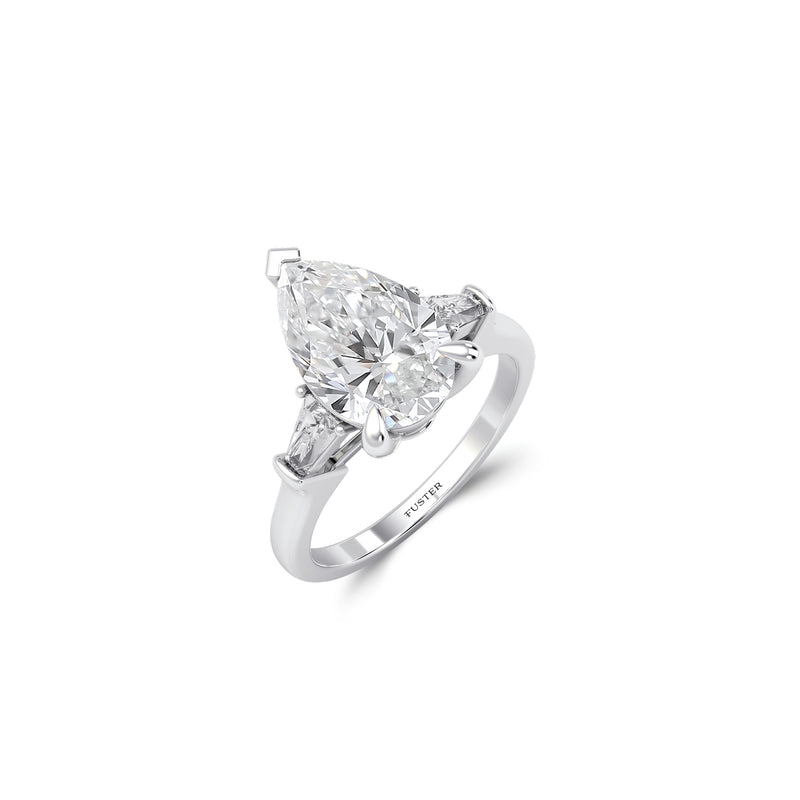 Promise Pear Shape Diamond Engagement Ring