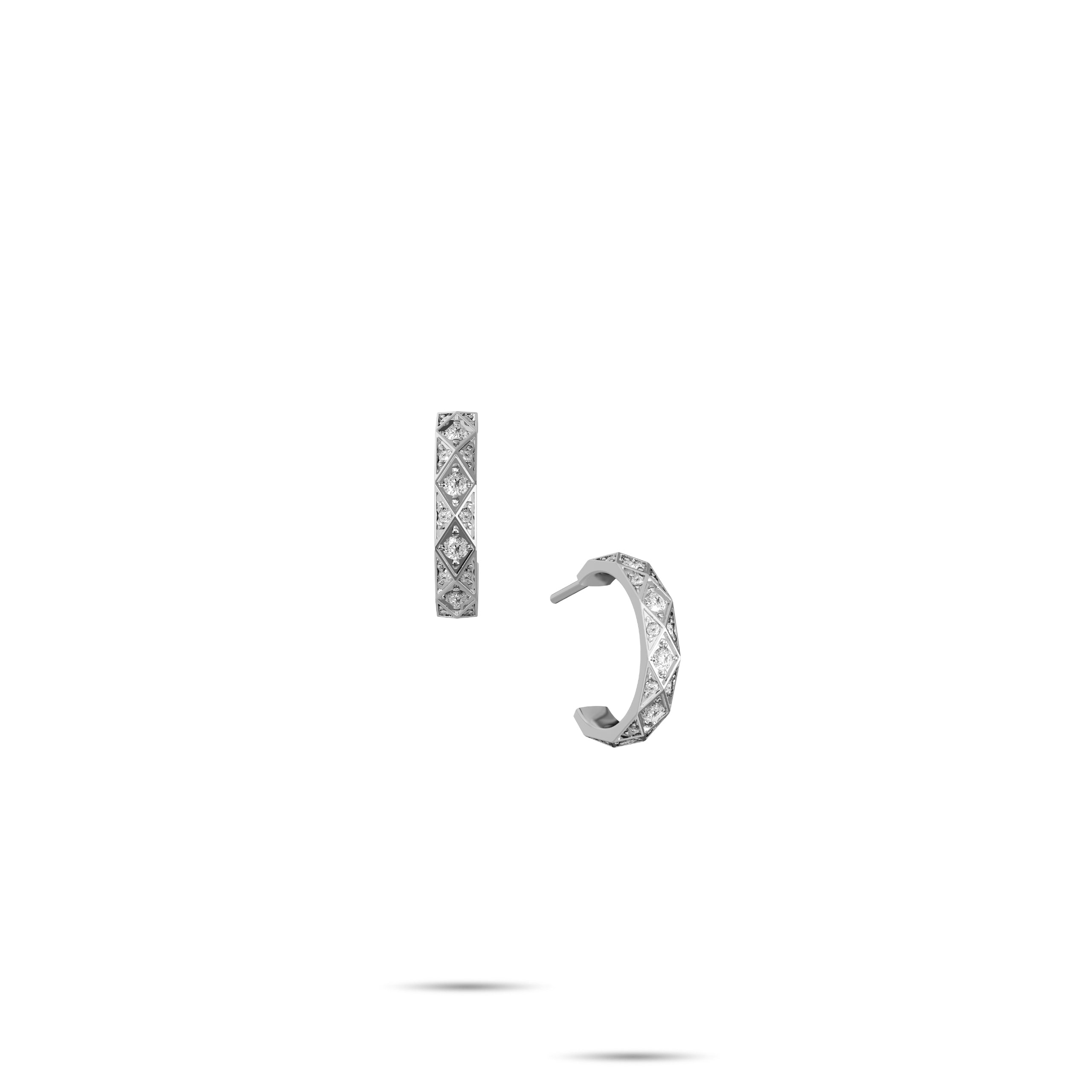 Louise Fuster Signature Pavé Diamond Hoop Earrings