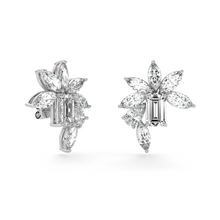 Emerald Cut and Marquis Diamond  High Jewellery Earrings