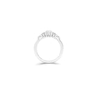 Promise Pear-Shaped Cluster Diamond Engagement Ring