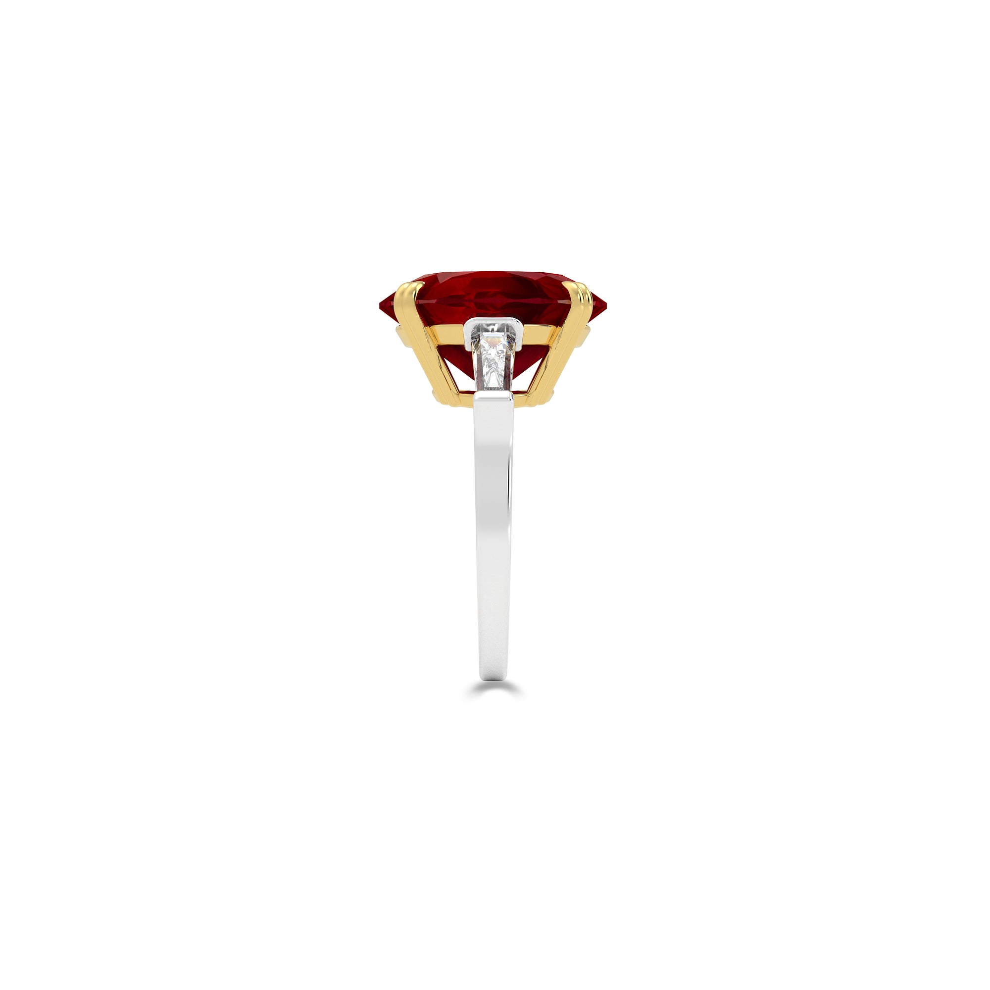 Classic Fuster Oval Ruby Ring