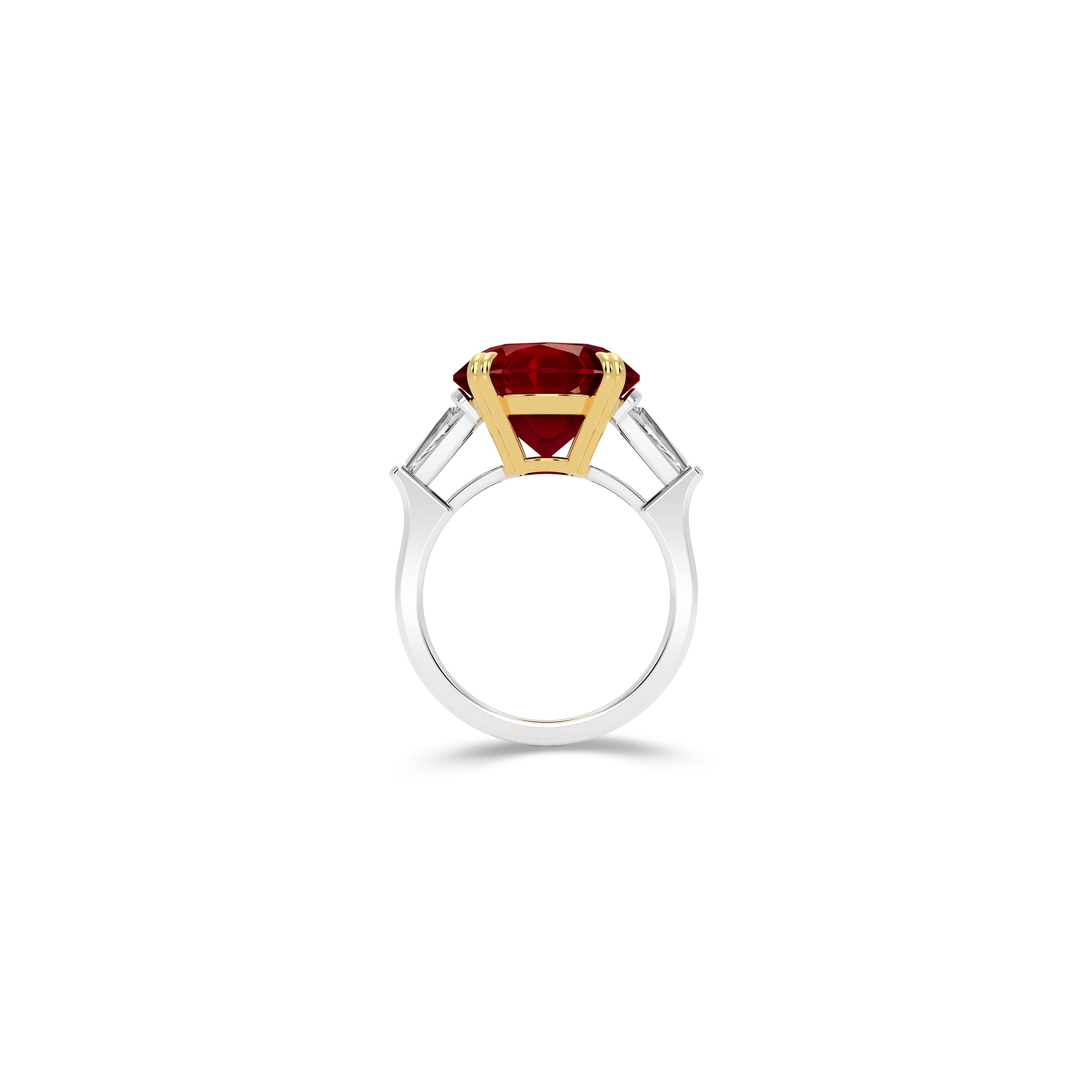 Classic Fuster Oval Ruby Ring
