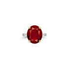 Classic Fuster Oval Ruby Ring