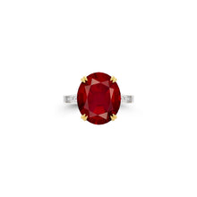 Classic Fuster Oval Ruby Ring