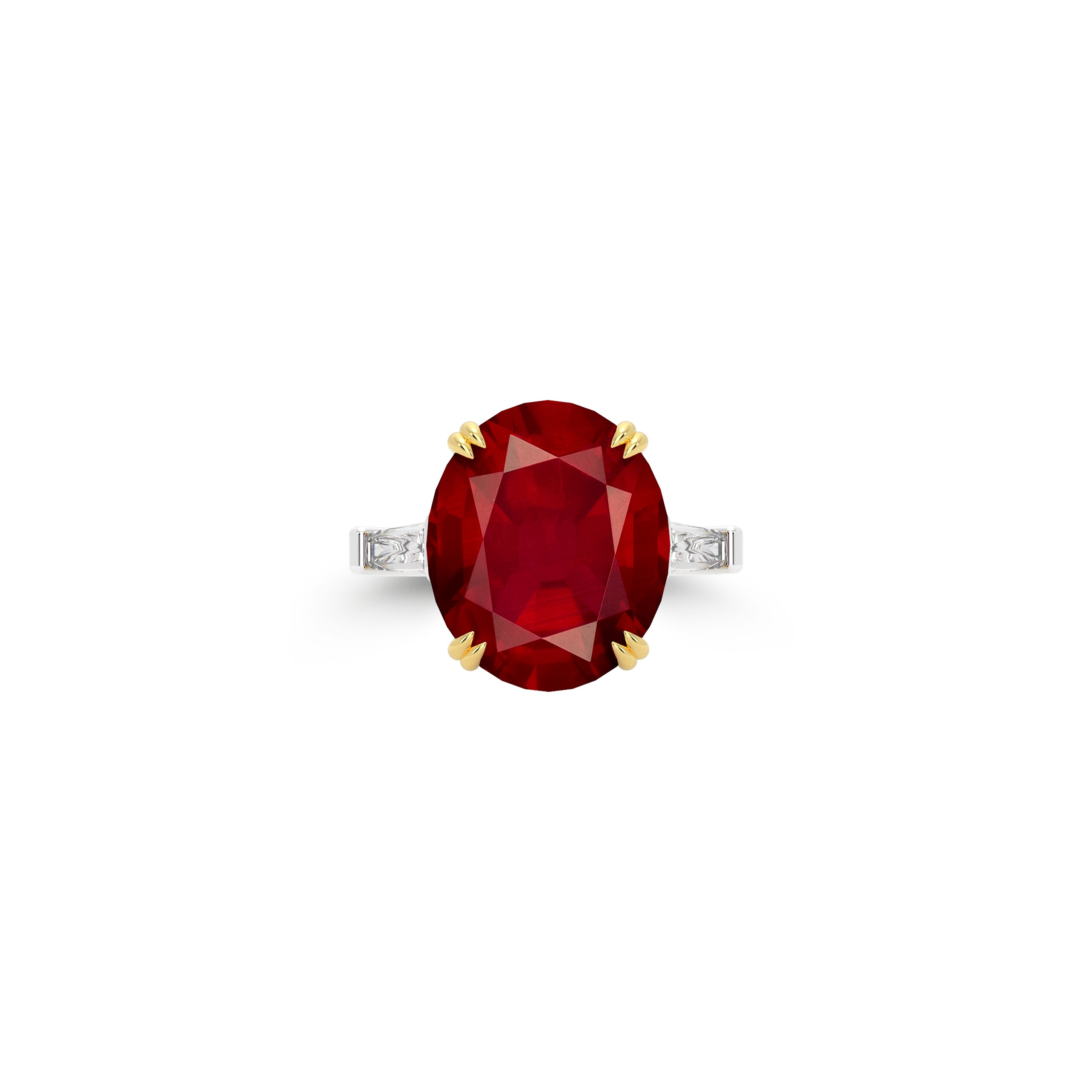 Classic Fuster Oval Ruby Ring