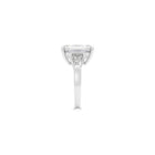 Flawless Emerald Cut Diamond Solitaire Ring