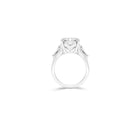 Flawless Emerald Cut Diamond Solitaire Ring
