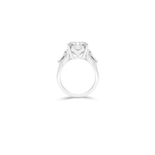 Flawless Emerald Cut Diamond Solitaire Ring