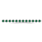 Flawless Knott Emerald and Diamond Bracelet