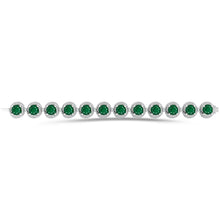 Flawless Knott Emerald and Diamond Bracelet