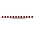 Flawless Knott Ruby and Diamond Bracelet