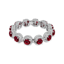 Flawless Knott Ruby and Diamond Bracelet