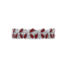 Ruby Pear and Diamond High Jewellery Bracelet