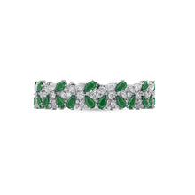 Emerald Pear and Diamond High Jewellery Bracelet