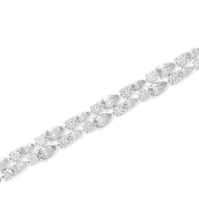 Pear-Shape and Round Diamond Classic Bracelet