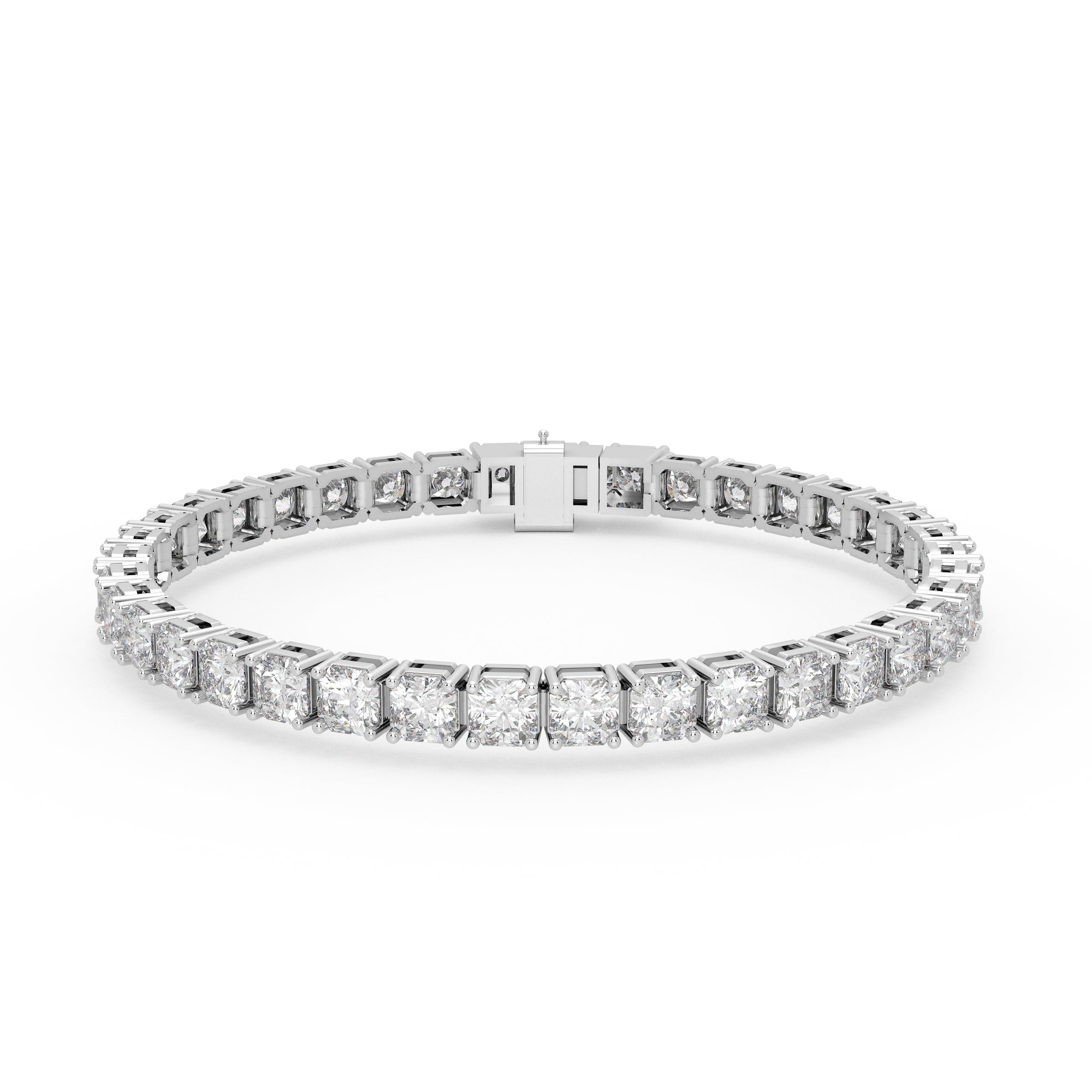 Radiant Square Diamon Bracelet