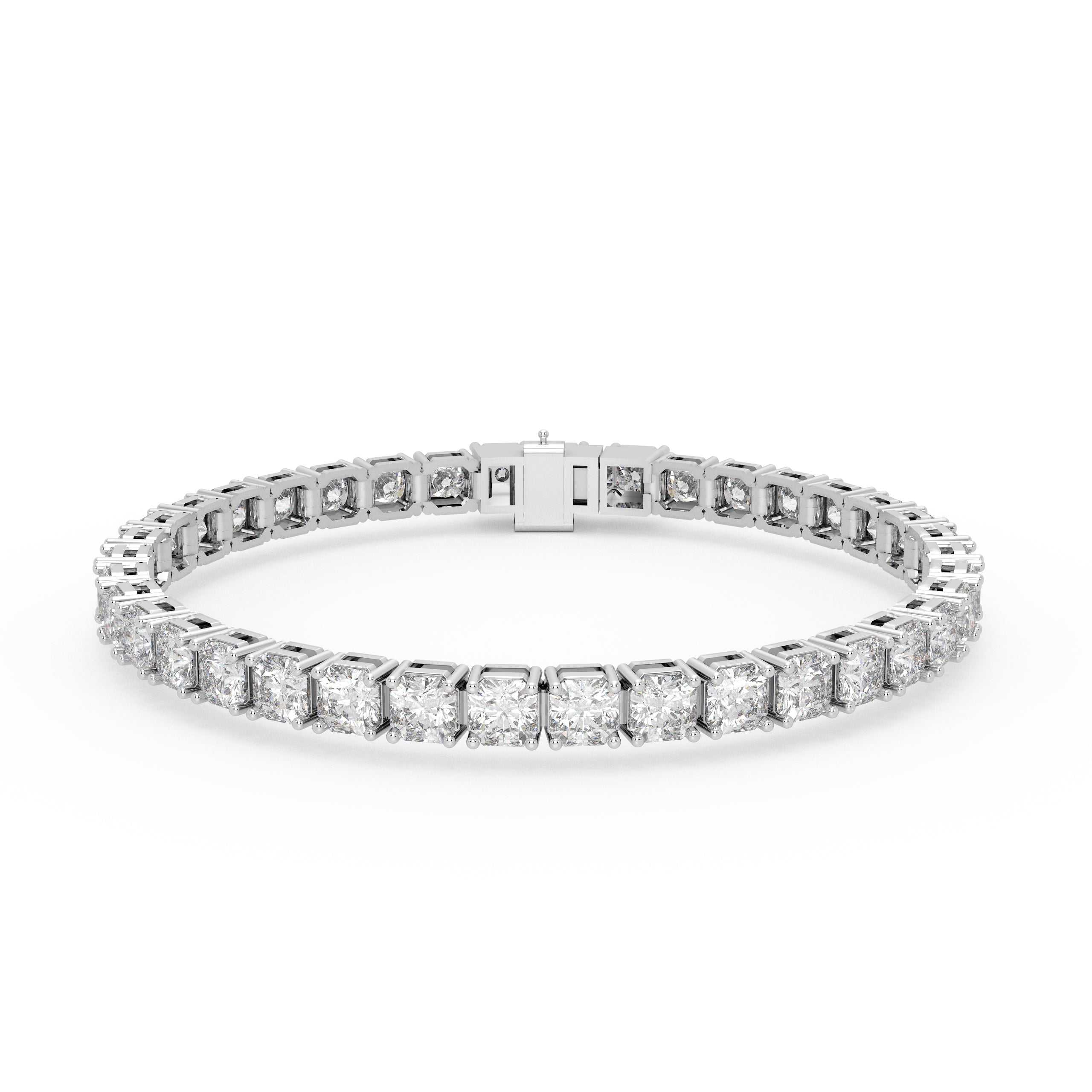 Radiant Square Diamon Bracelet