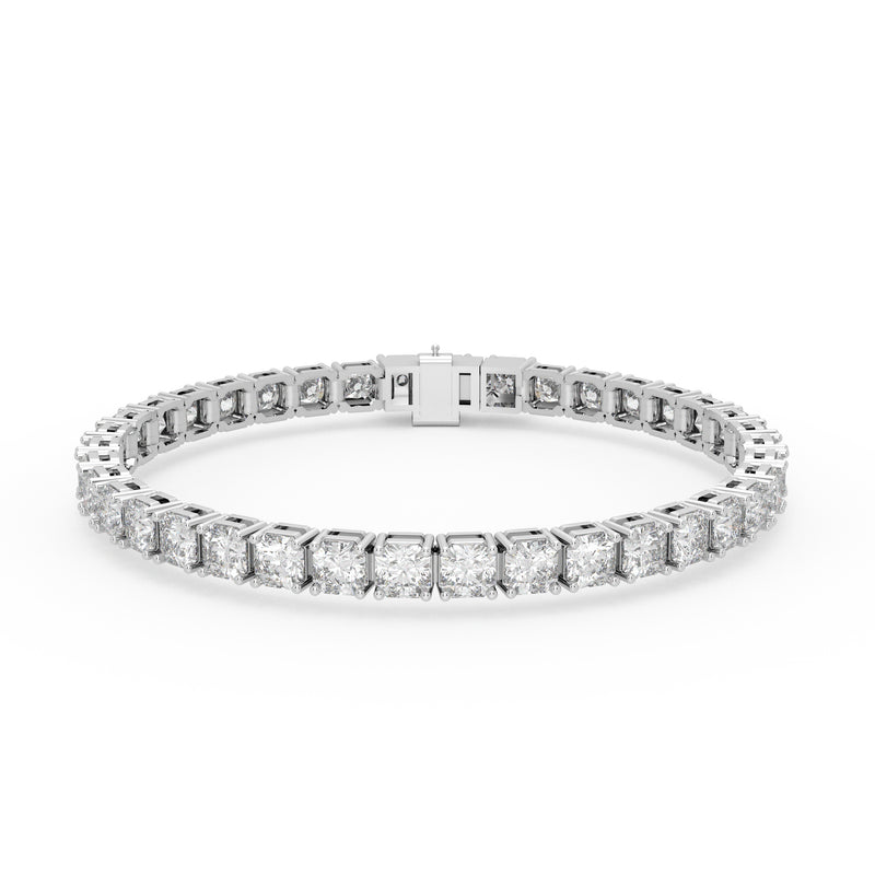 Radiant Square Diamon Bracelet