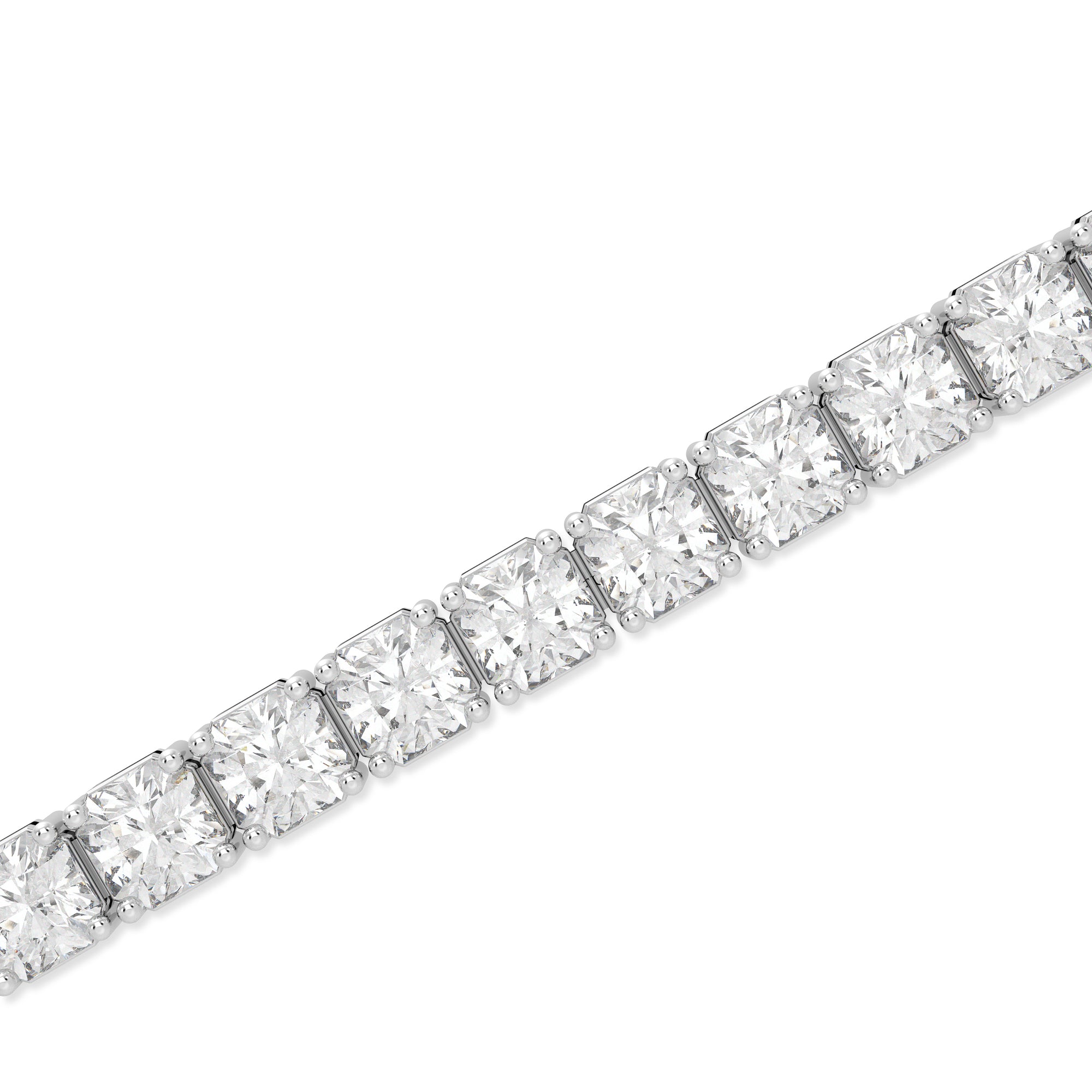 Radiant Square Diamon Bracelet