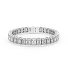 Diamond Emerald Cut Bracelet