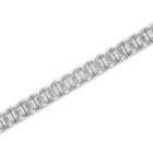 Diamond Emerald Cut Bracelet