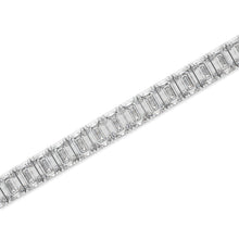 Diamond Emerald Cut Bracelet