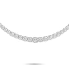 Round Diamond Graduated Necklace